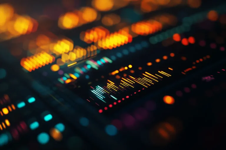 Futuristic Soundwave Art