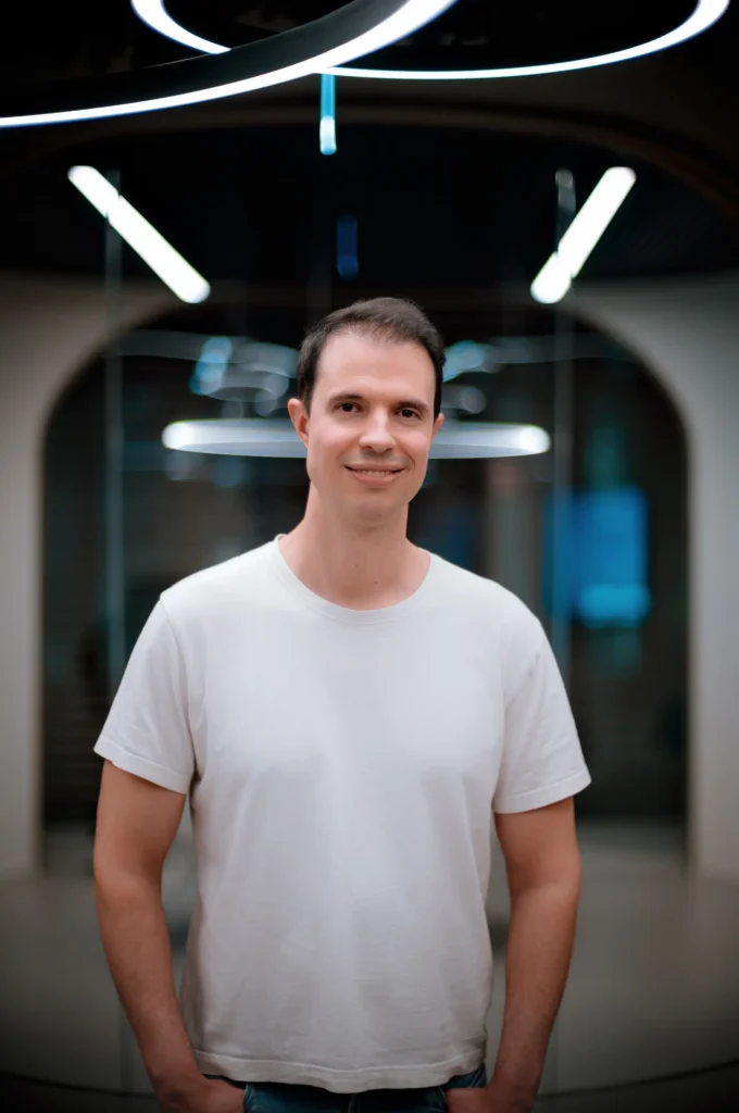 Image of Luca Ferrari, CEO, who cofounded Bending Spoons in 2013 with his three cofounders Matteo Danieli, Francesco Patarnello and Luca Querella