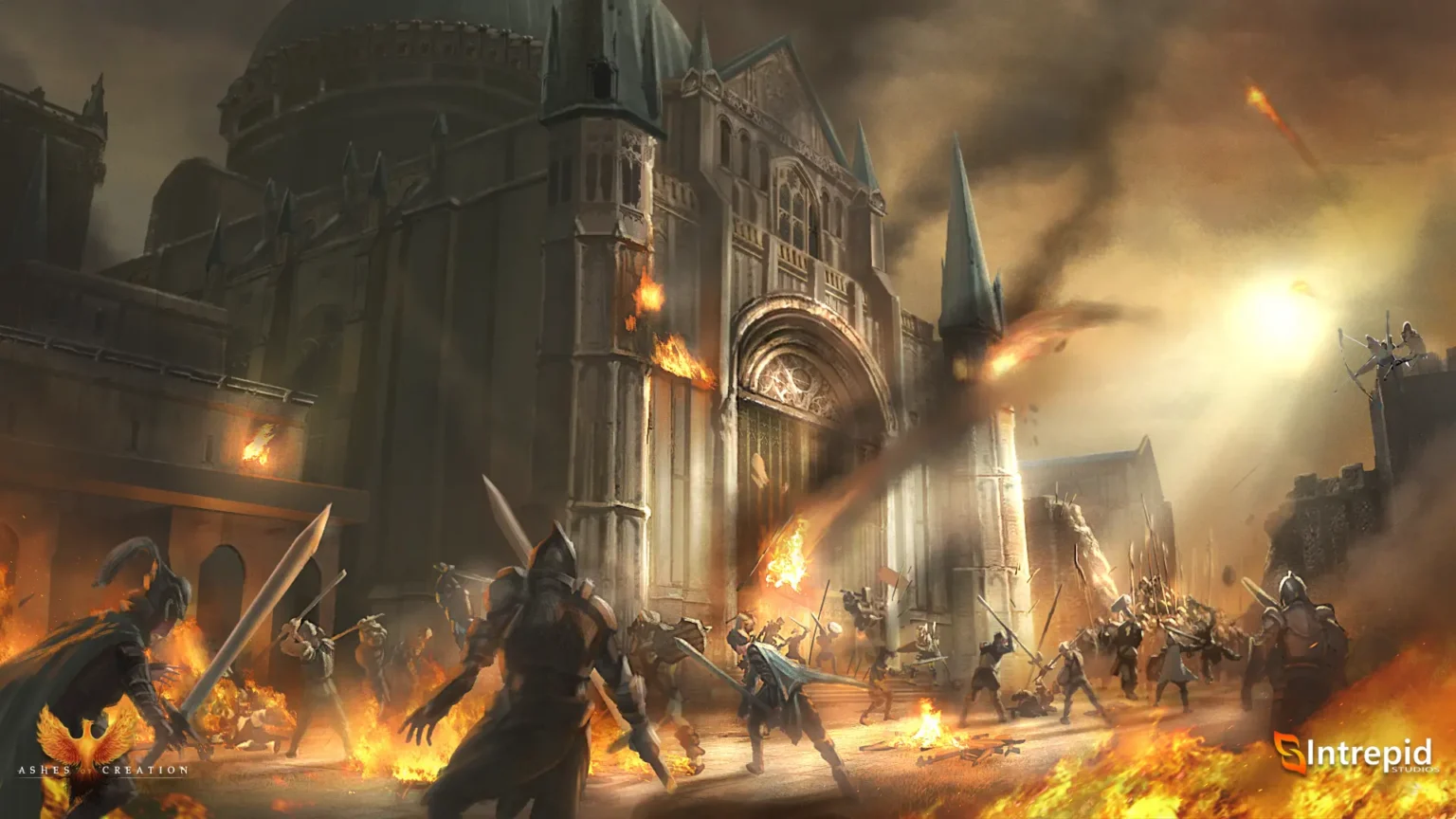 Screenshot showing Ashes of Creation game environment
